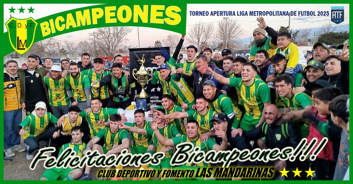 Las Mandarinas, Brandsen, Atlético y Progreso, Estrella de Jeppener, Las Lomas, Liga Metropolitana San Vicente