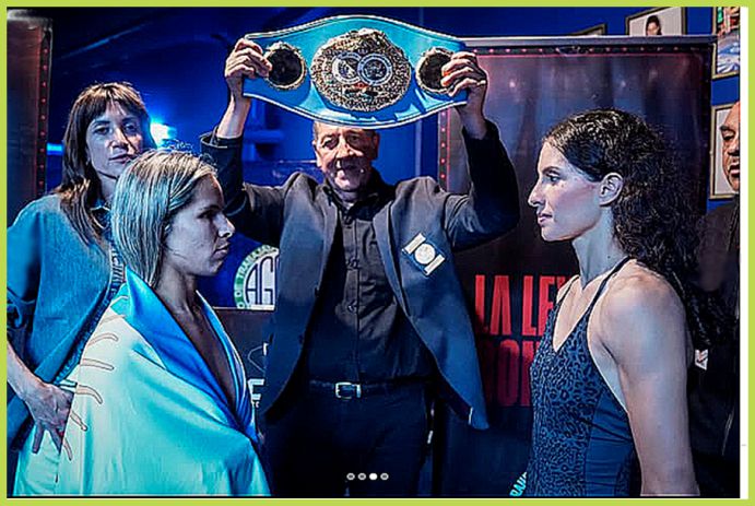 Sol Baumstarh, Yadira Bustillos Boxeo, Federación Argentina de Box, TyC Sports, cinturón minimosca de la International Boxing Association, Municipio de Brandsen