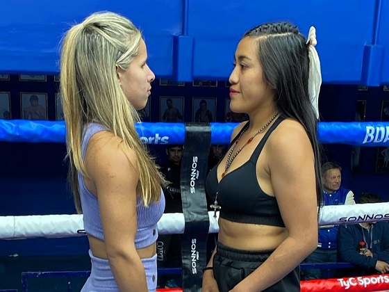 Boxeo, Brandsen, Boxeo de Primera, Sol Baumstarh, Belén Valdebenito, Carmen de Areco, Latigo Coggi, Latigo Box, Club Social, Tyc Sports, Tyc Sports Play, FAB