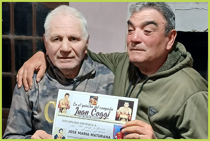Juan Martín Coggi, extricampeón mundial, Diego Maradona, Jorge Cepeda, Hector Moore, Emanuel Castro, José María Maturana, boxeo