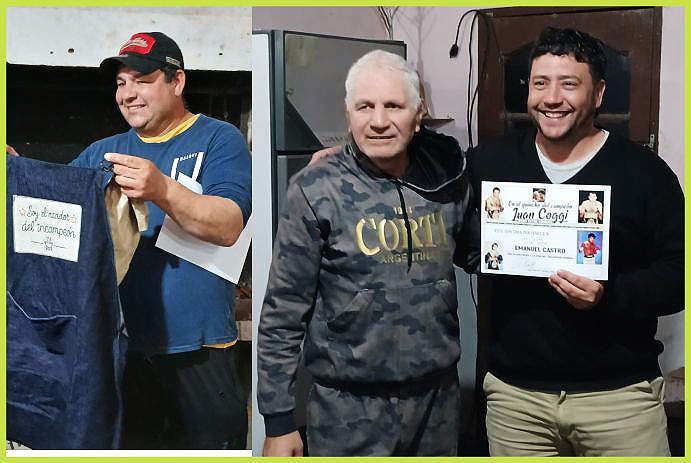 Juan Martín Coggi, extricampeón mundial, Diego Maradona, Jorge Cepeda, Hector Moore, Emanuel Castro, José María Maturana, boxeo