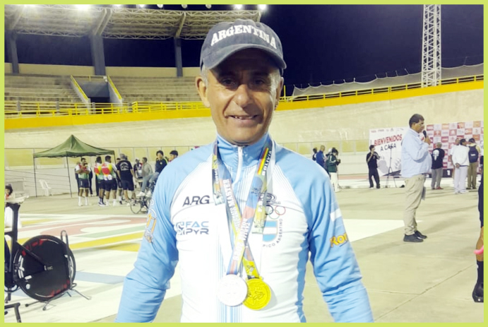 Ciclismo, Edgardo Pretti, Brandsen, Campeonato Panamericano Máster de Ciclismo de Pista y Ruta 2026, Tarija, Bolivia, Fernando Donati, Areco, Pablo Miño