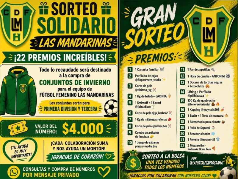 Primera, Tercera, Fútbol femenino, Club Las Mandarinas, Conjunto de invierno, Liga Metropolitana