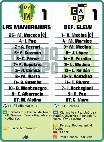 Las Mandarinas, Brandsen, Atlético y Progreso, Estrella de Jeppener, Defensores de Domselaar, Liga Metropolitana San Vicente