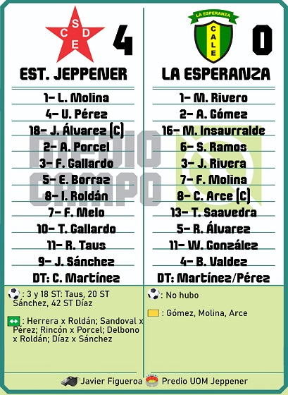 Las Mandarinas, Brandsen, Atlético y Progreso, Estrella de Jeppener, Defensores de Domselaar, Liga Metropolitana San Vicente