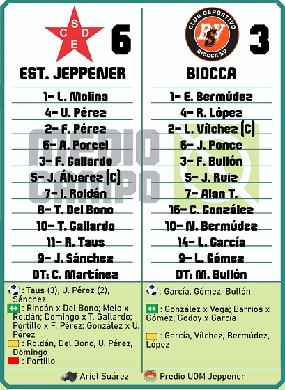 Las Mandarinas, Brandsen, Atlético y Progreso, Estrella de Jeppener, Defensores de Domselaar, Liga Metropolitana San Vicente