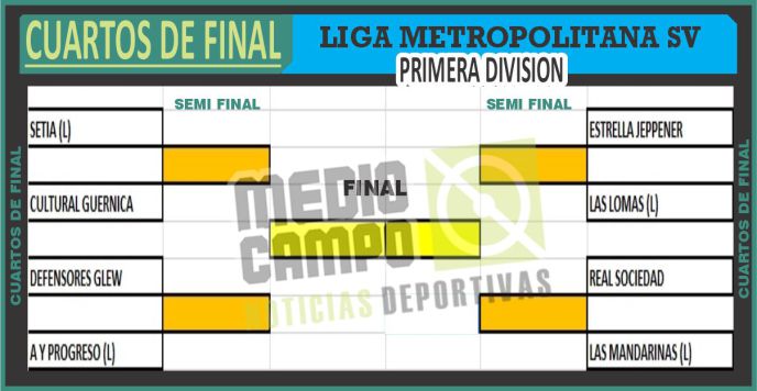 Atlético y Progreso, Clemente Jauregui Lorda, Liga Metropolitana SV, La Fortaleza, Las Mandarinas, Real Sociedad, Defensores de Glew, Las Lomas, Torneo Clausura
