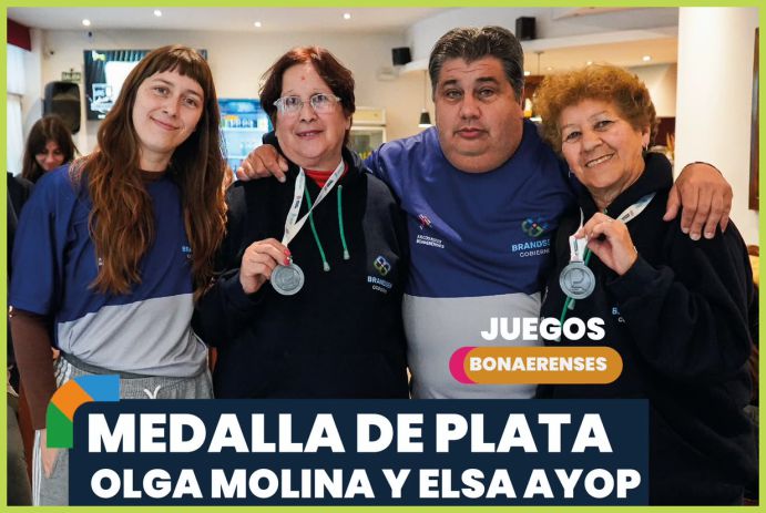 Brandsen, Municipalidad de Brandsen, Juegos Bonaerenses, Newcom, Atlético y Progreso, Mar del Plata, Fernando Raitelli, Josefina Gutiérrez, Paloma Balboni, Juana Andornino