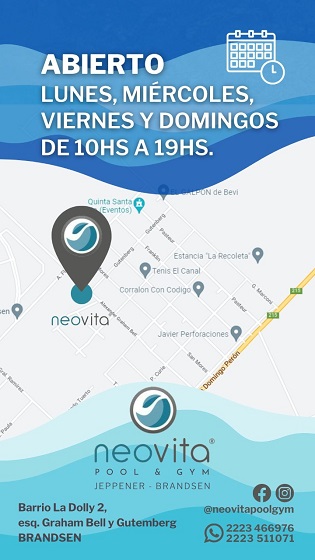 Brandsen, Jeppener, Ranchos, NeoVita, aquagym, aqua aerobics