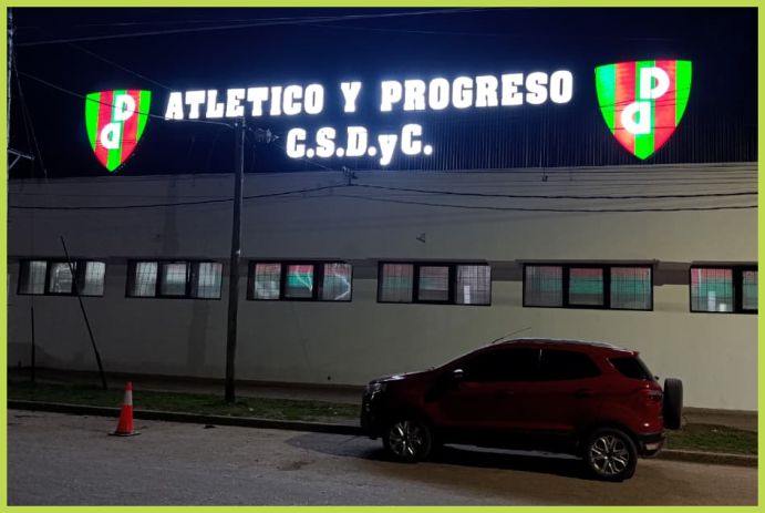Norberto Mulder, Atlético y Progreso Cartelera LED, Gimnasio Romelio Ortega, Rojiverde