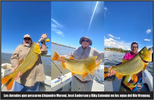 José Anderson, Riky Antonini, Alejandro Moroni, Uruguay, Concordia, Concodia, Pesca